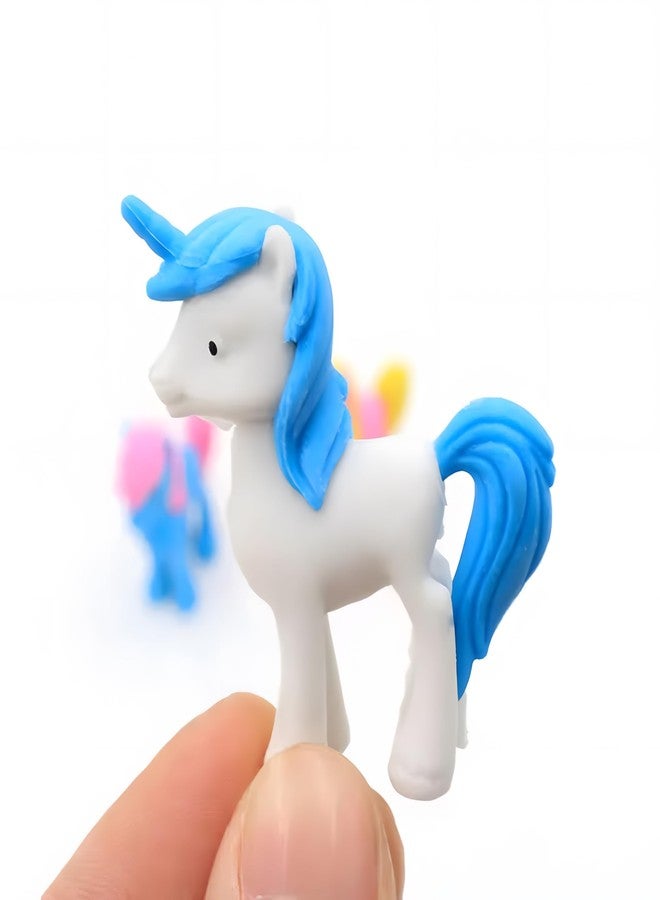 PEPUP Erasers Unicorn Shape 3 D Rubber for School Stationary Non-Toxic Dust Free (Pack of 10) - Kids Birthday Return Gift - Image 5
